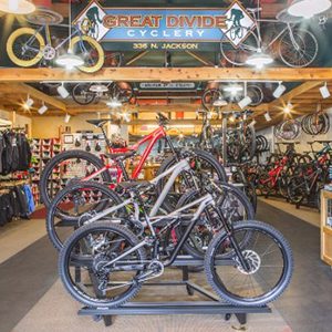 bikes in Great Divide Cyclery